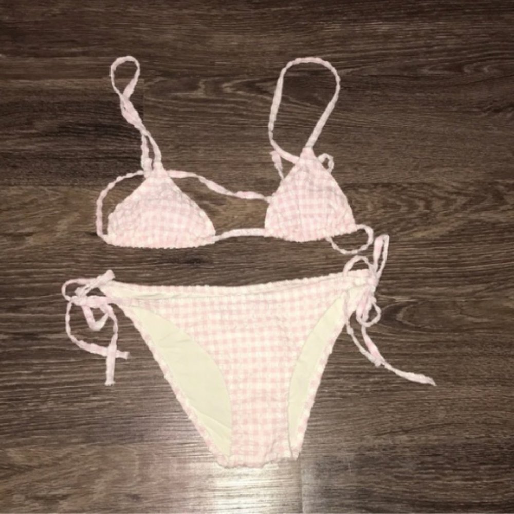 SOLID & STRIPED Charlotte Gingham Bikini - Picture 2 of 5